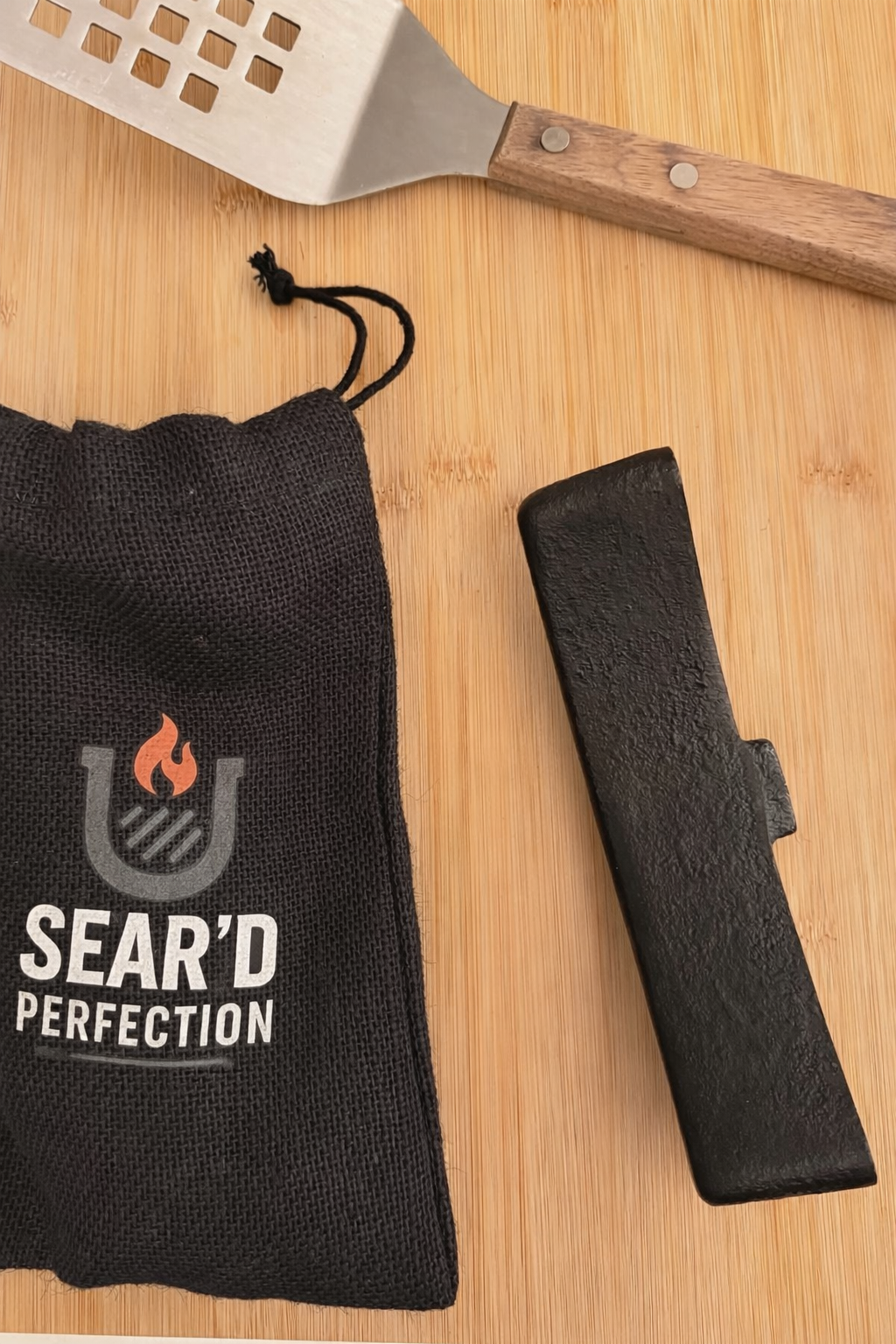 Side-Searing Cast Iron Grill Press